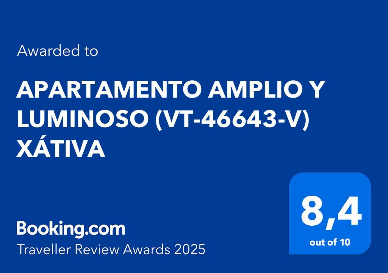 Apartamento Amplio Y Luminoso Xativa Luaran gambar